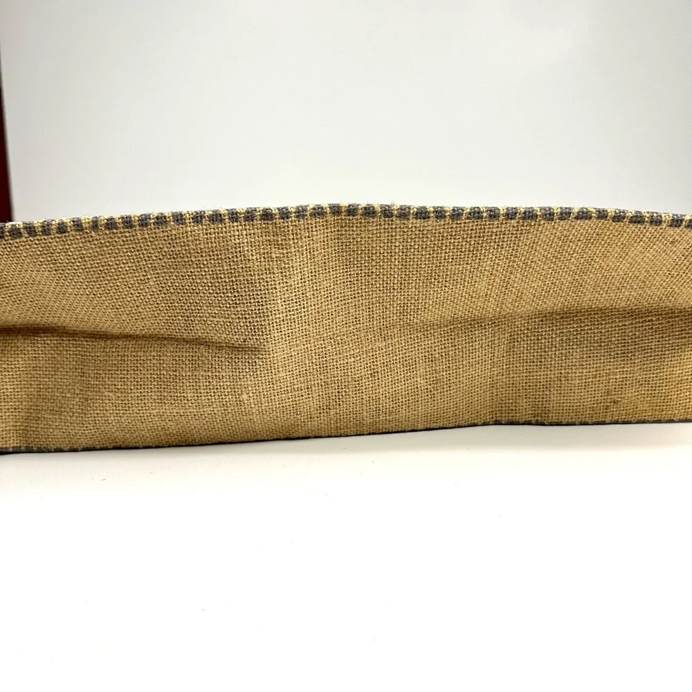 Magnolia Home Burlap Tote Bag